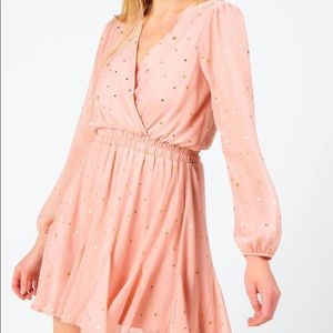 Francesca’s Kailynn Star Godet Dress